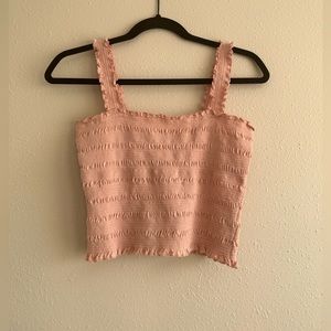 Pink scrunch tank top - Aeropostale
